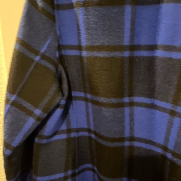 TALBOTS NWT AUTHENTIC TARTAN MAJESTY BLUE & BLACK COLLARLESS CLASIC JACKET - Picture 14 of 17